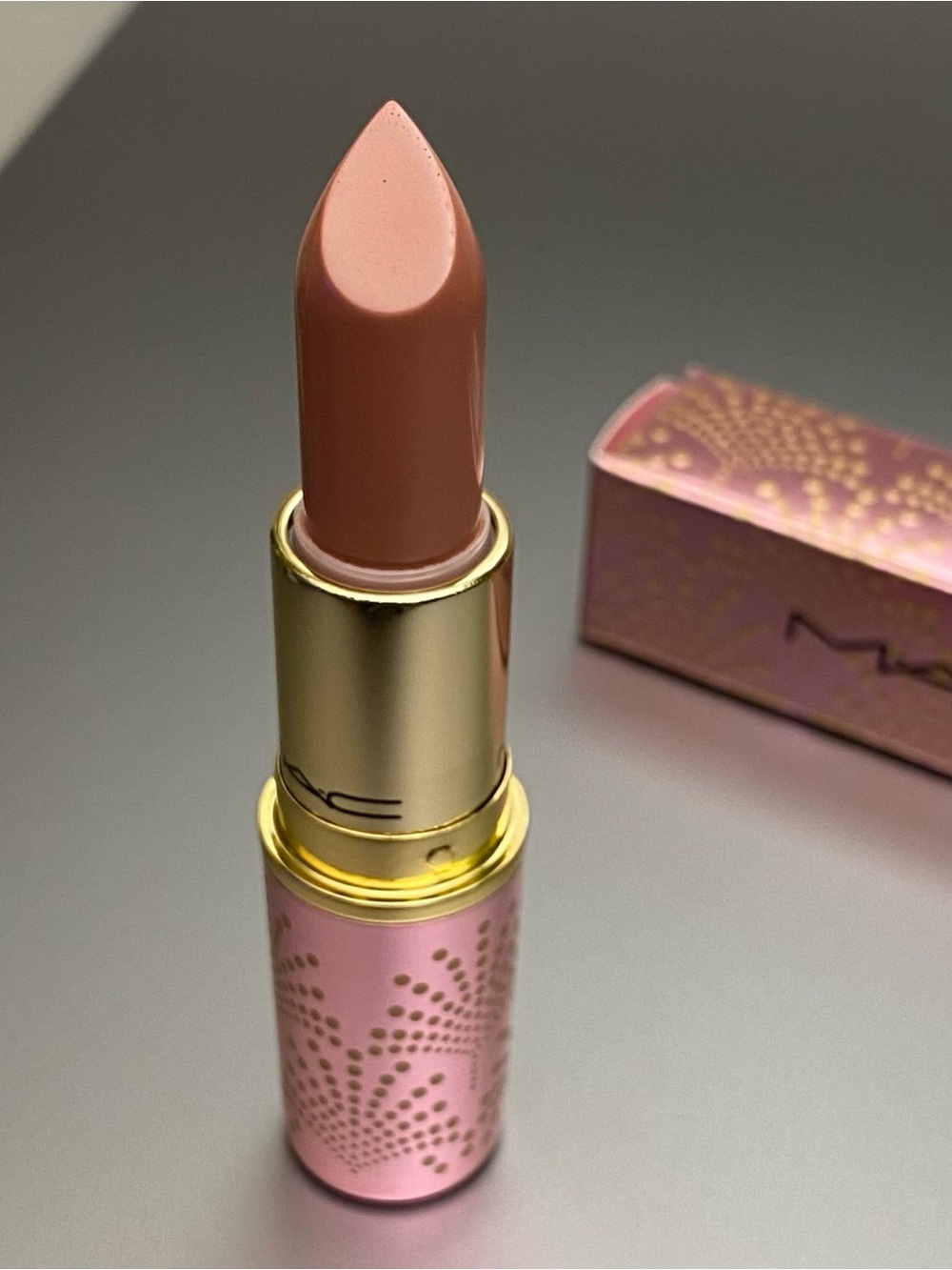 MAC I’ve Been Naughty! Lipstick ~ Lustreglass Sheer Shine